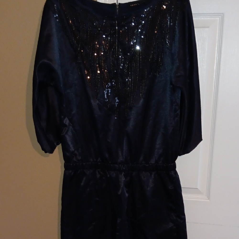 Akira Black Label Dark Blue Romper